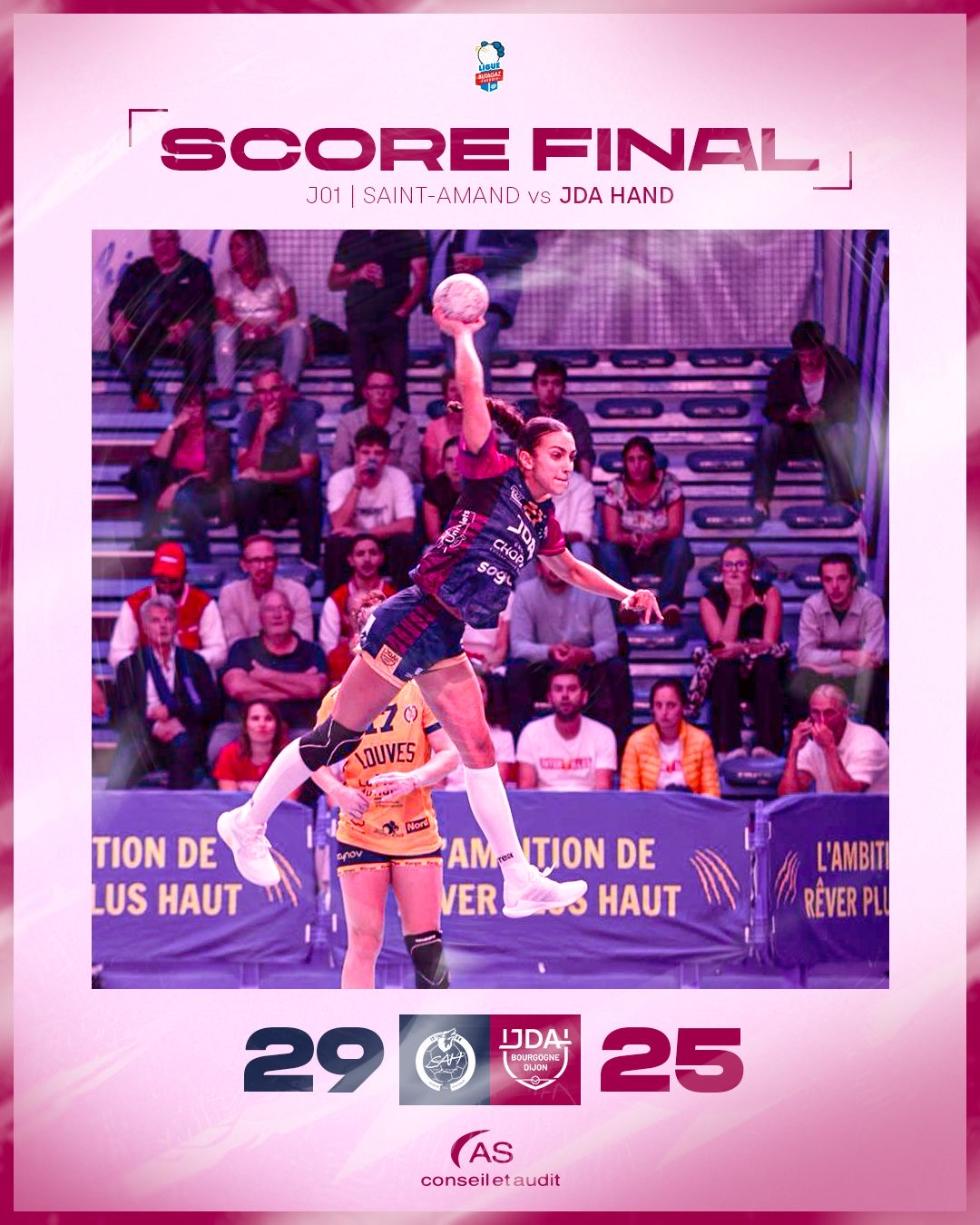 LA JDA FREINÉE D’ENTRÉE PAR ST-AMAND